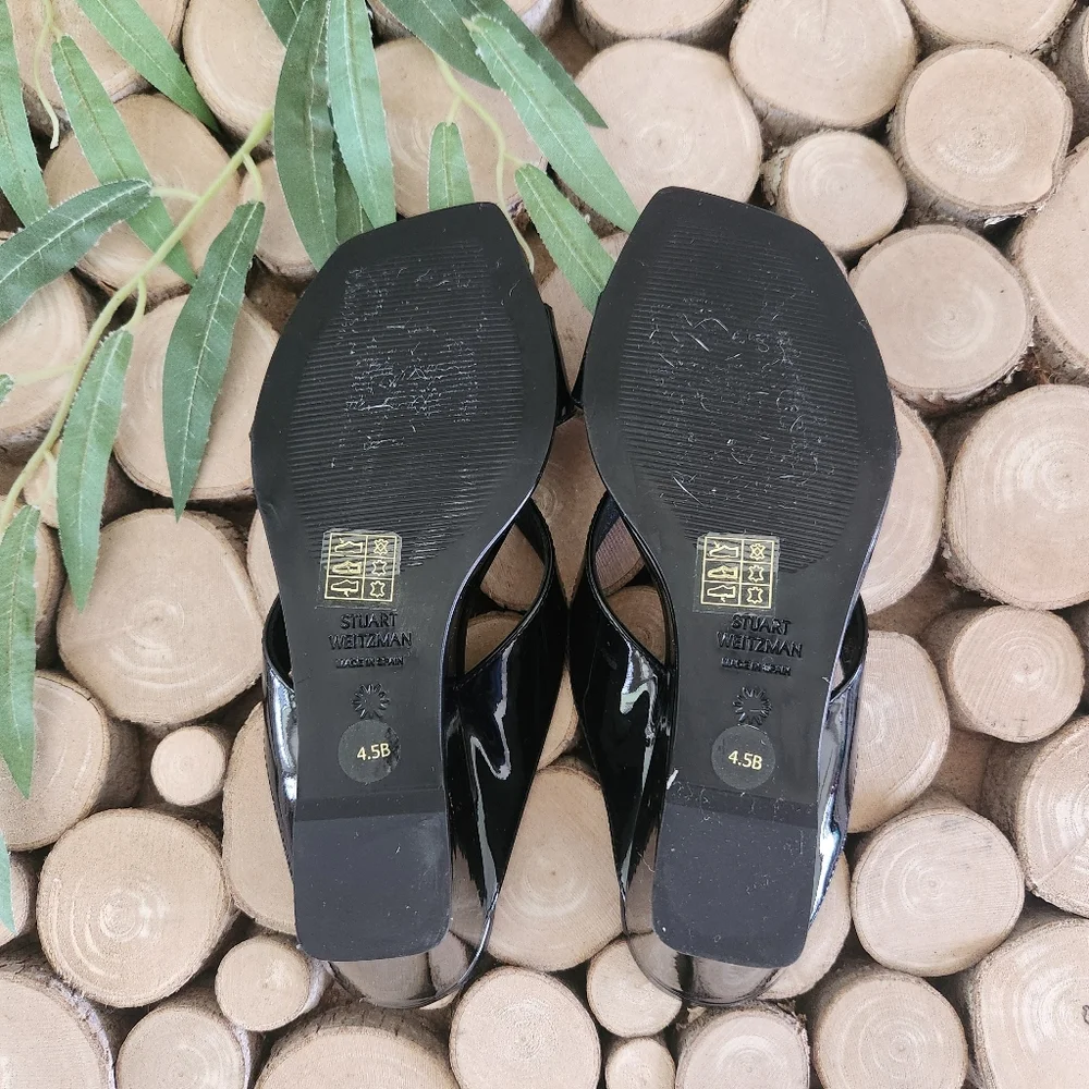 NWOB Stuart Weitzman Miami 50 Wedge Slide Sandals